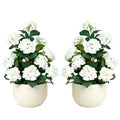 35 Inch Faux Hydrangea Plant