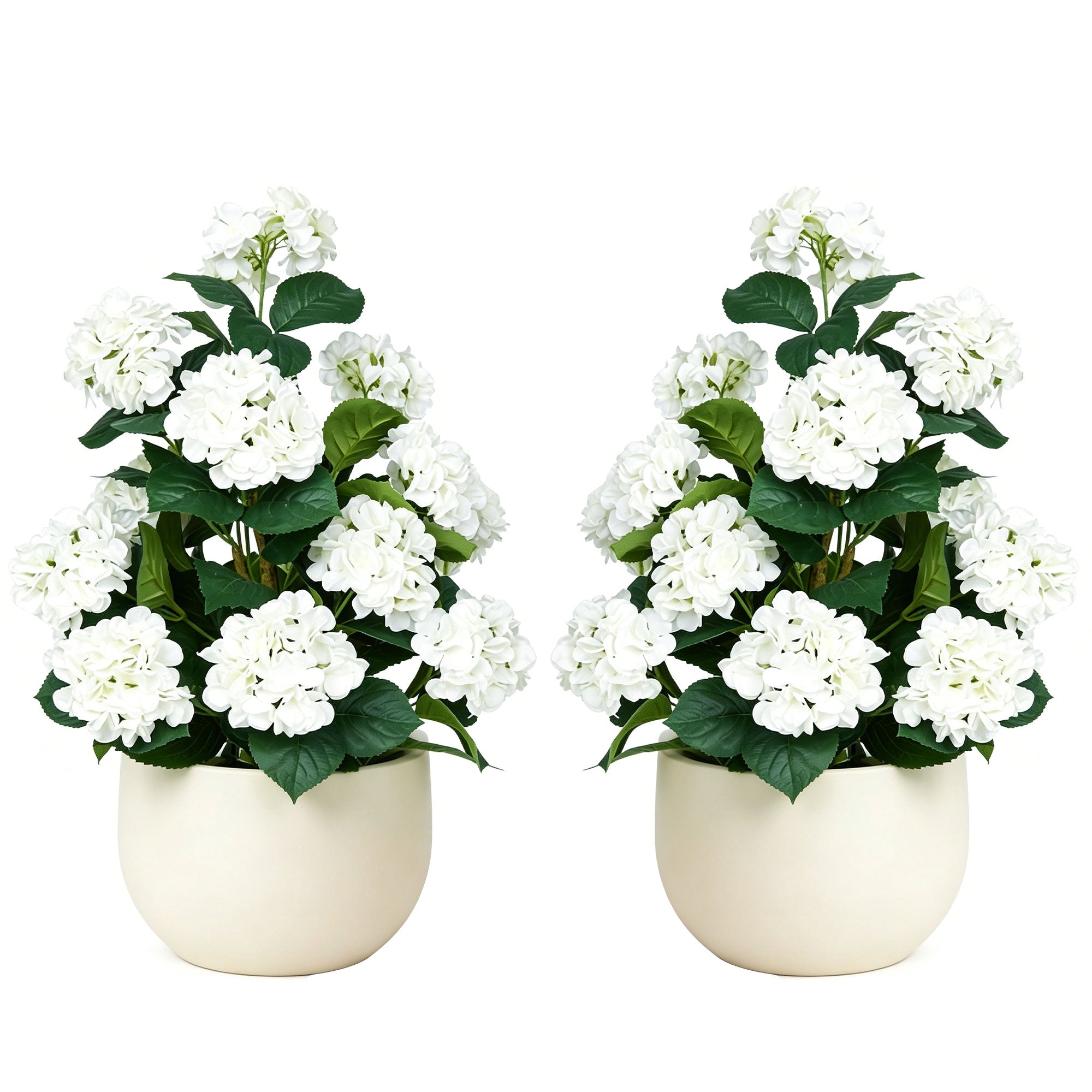 35 Inch Faux Hydrangea Plant